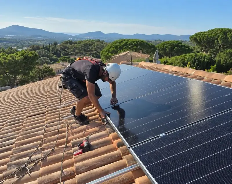 Installateur panneaux solaires Corbas — pose photovoltaïque sur toiture